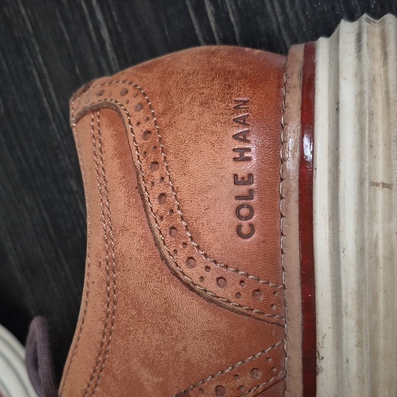 Cole Haan Men's ØriginalGrand Remastered Wingtip Oxfords Sz 9M - Picture 3 of 8